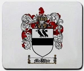 Mcwhir coat of arms mouse pad