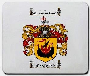 Macdonald coat of arms mouse pad