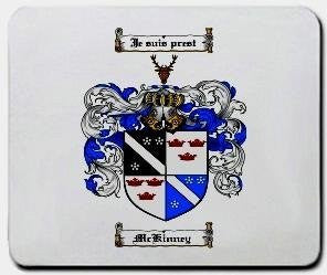 Mckinney-crest coat of arms mouse pad