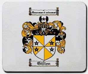 Gillion coat of arms mouse pad