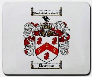 Denman coat of arms mouse pad