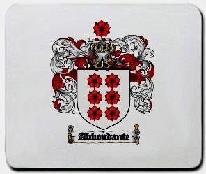 Abbondante coat of arms mouse pad