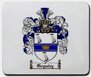 Grymley coat of arms mouse pad