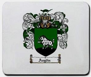 Anglin coat of arms mouse pad
