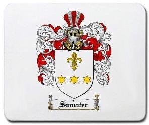 Sannder coat of arms mouse pad