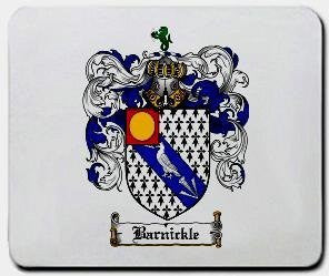 Barnickle coat of arms mouse pad