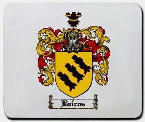 Bairos coat of arms mouse pad