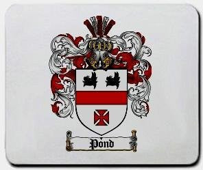 Pond coat of arms mouse pad