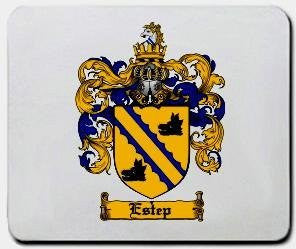 Estep coat of arms mouse pad