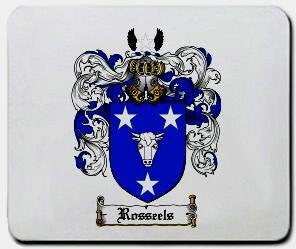 Rosseels coat of arms mouse pad