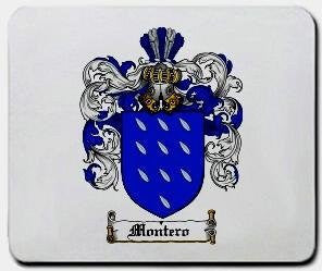 Montero coat of arms mouse pad