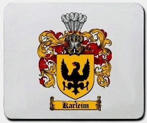 Karleim coat of arms mouse pad