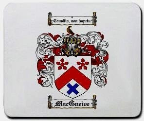 Macgneive coat of arms mouse pad