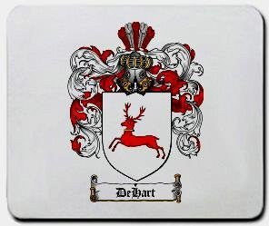 Dehart coat of arms mouse pad