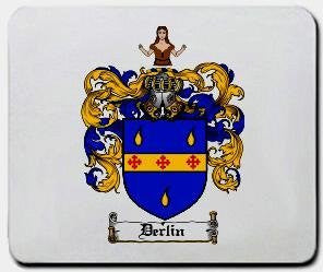 Derlin coat of arms mouse pad