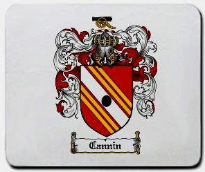 Cannin coat of arms mouse pad
