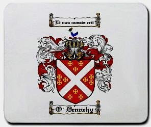 O'dennehy coat of arms mouse pad