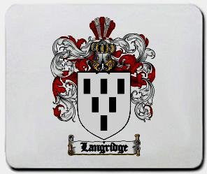 Langridge coat of arms mouse pad