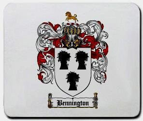 Bennington coat of arms mouse pad