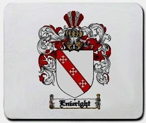 Enwright coat of arms mouse pad
