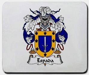 Espada coat of arms mouse pad