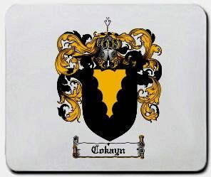 Cokayn coat of arms mouse pad
