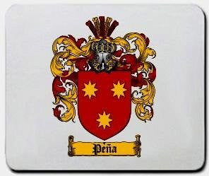 Pena coat of arms mouse pad