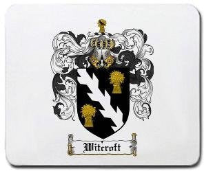 Witcroft coat of arms mouse pad