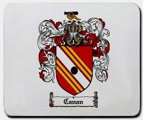 Canan coat of arms mouse pad