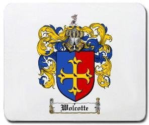 Wolcotte coat of arms mouse pad