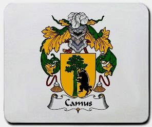 Camus coat of arms mouse pad