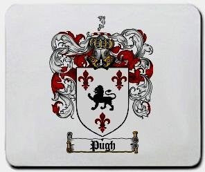 Pugh coat of arms mouse pad