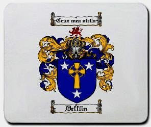 Defflin coat of arms mouse pad