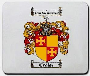 Croise coat of arms mouse pad