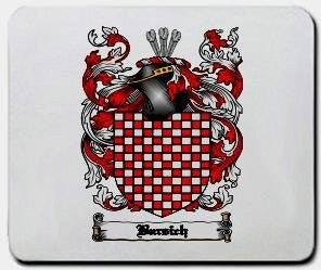 Barsich coat of arms mouse pad