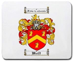 Wolff coat of arms mouse pad