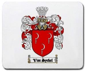 Van-syckel coat of arms mouse pad