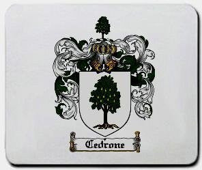 Cedrone coat of arms mouse pad