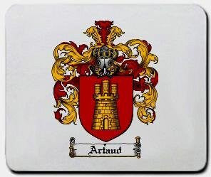 Artaud coat of arms mouse pad