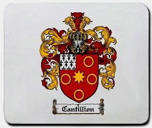 Cantillion coat of arms mouse pad