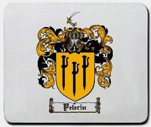 Pelerin coat of arms mouse pad