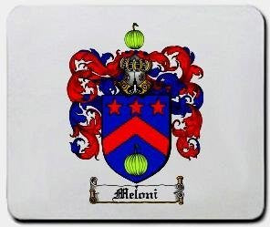 Meloni coat of arms mouse pad