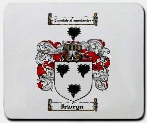 Irwryn coat of arms mouse pad