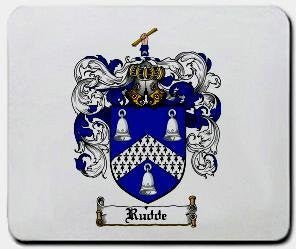 Rudde coat of arms mouse pad