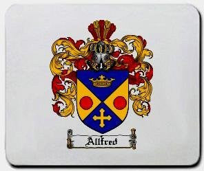 Allfred coat of arms mouse pad