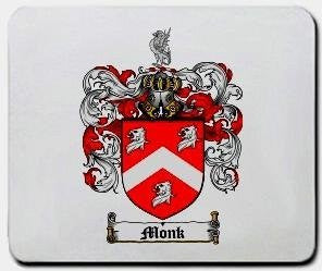 Monk coat of arms mouse pad