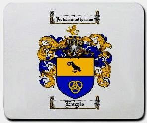 Engle coat of arms mouse pad