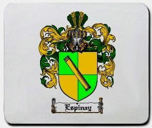 Espinay coat of arms mouse pad
