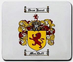 Macduff coat of arms mouse pad