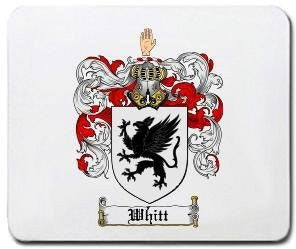 Whitt coat of arms mouse pad